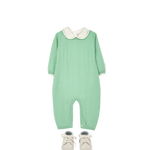 Baby Unisex - Drew 100% Cashmere Romper With Cable Knit Panel
