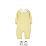 Baby Unisex - Drew 100% Cashmere Romper With Cable Knit Panel
