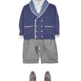 Baby Boy - Nat 100% Cashmere Double Breasted Blazer