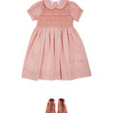 Girl - Elisa Leather Ballerina Shoes With Bow