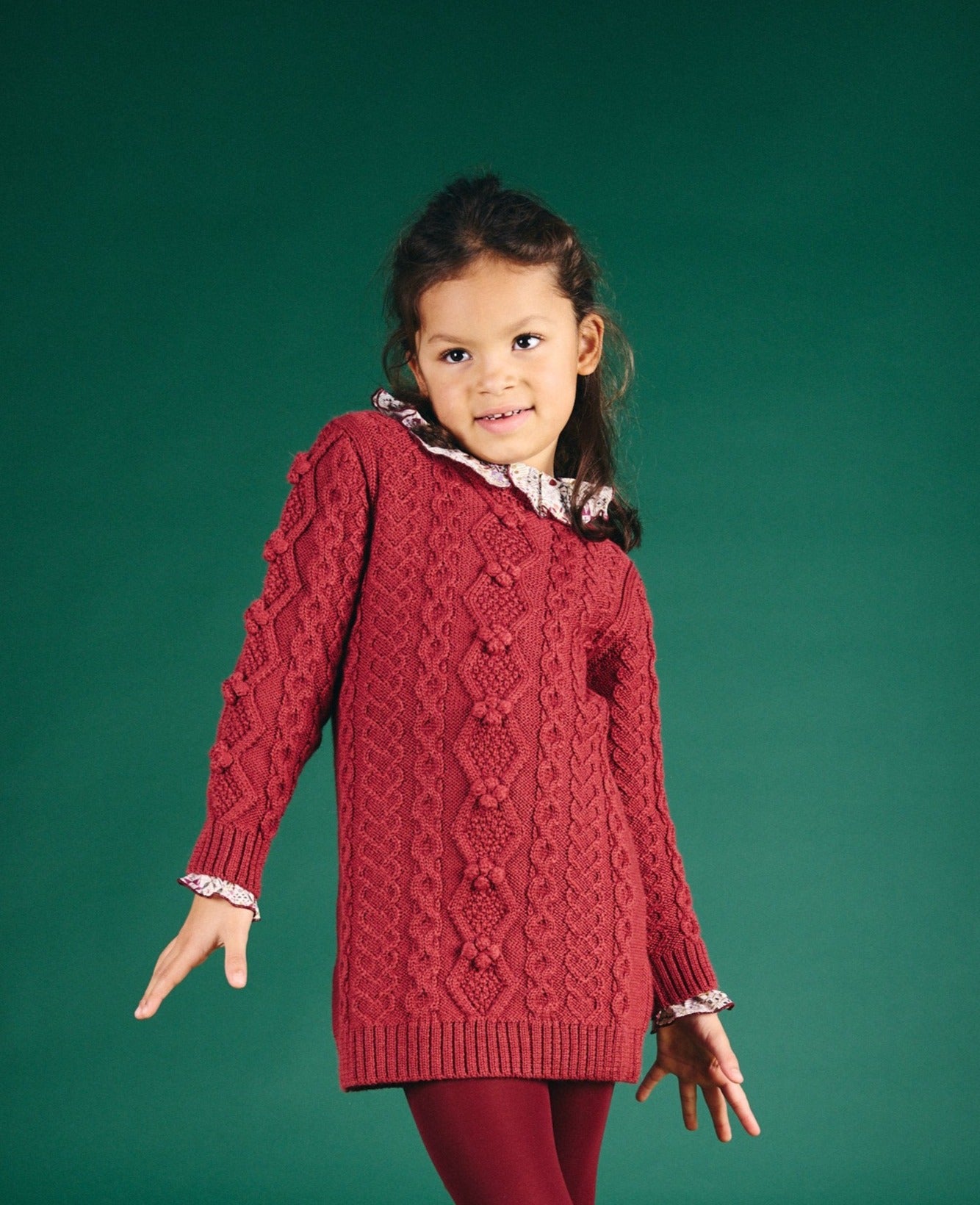 Girl - Noelle Royal Alpaca Mini Dress