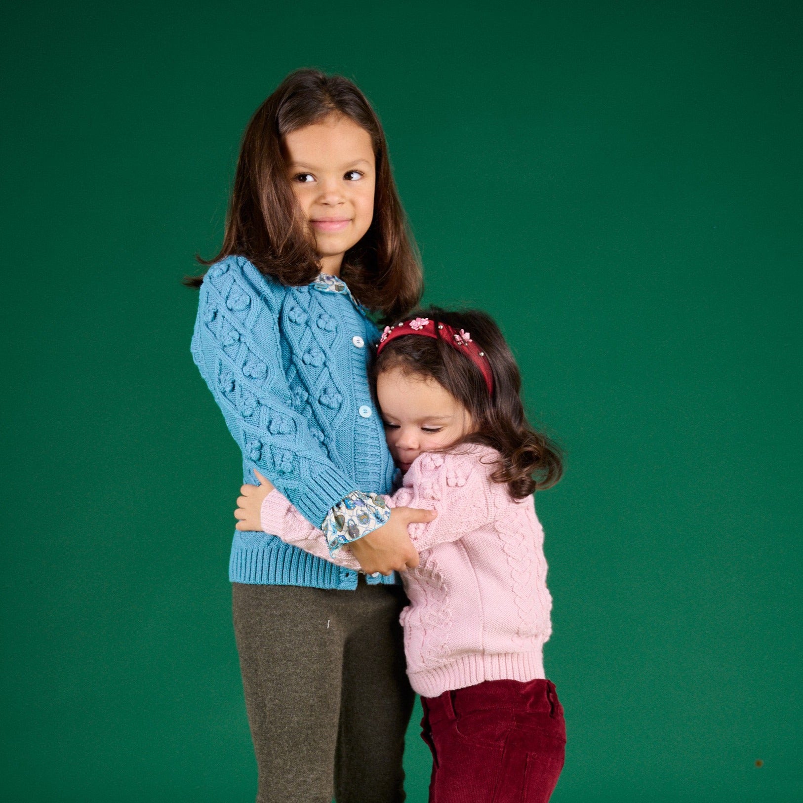 Girl - Noelle Royal Alpaca Cardigan