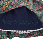 GIRL COTTON KNEE LENGTH HAND EMBROIDERED DRESS