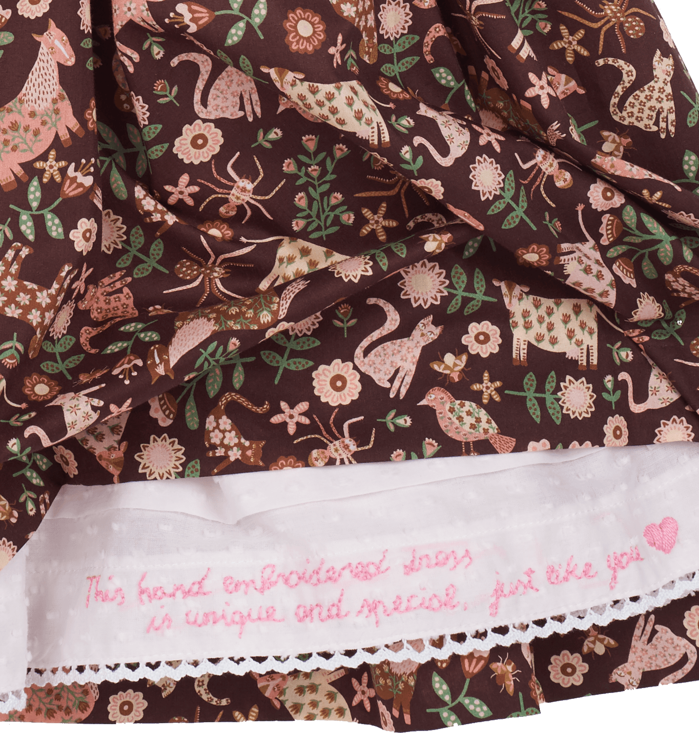 Girl - Meadow Cotton Knee Length Smocked Dress