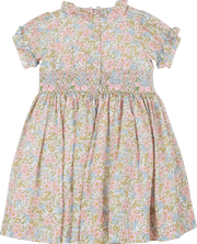 Baby Girl - Dolores Cotton Knee Length Smocked Dress