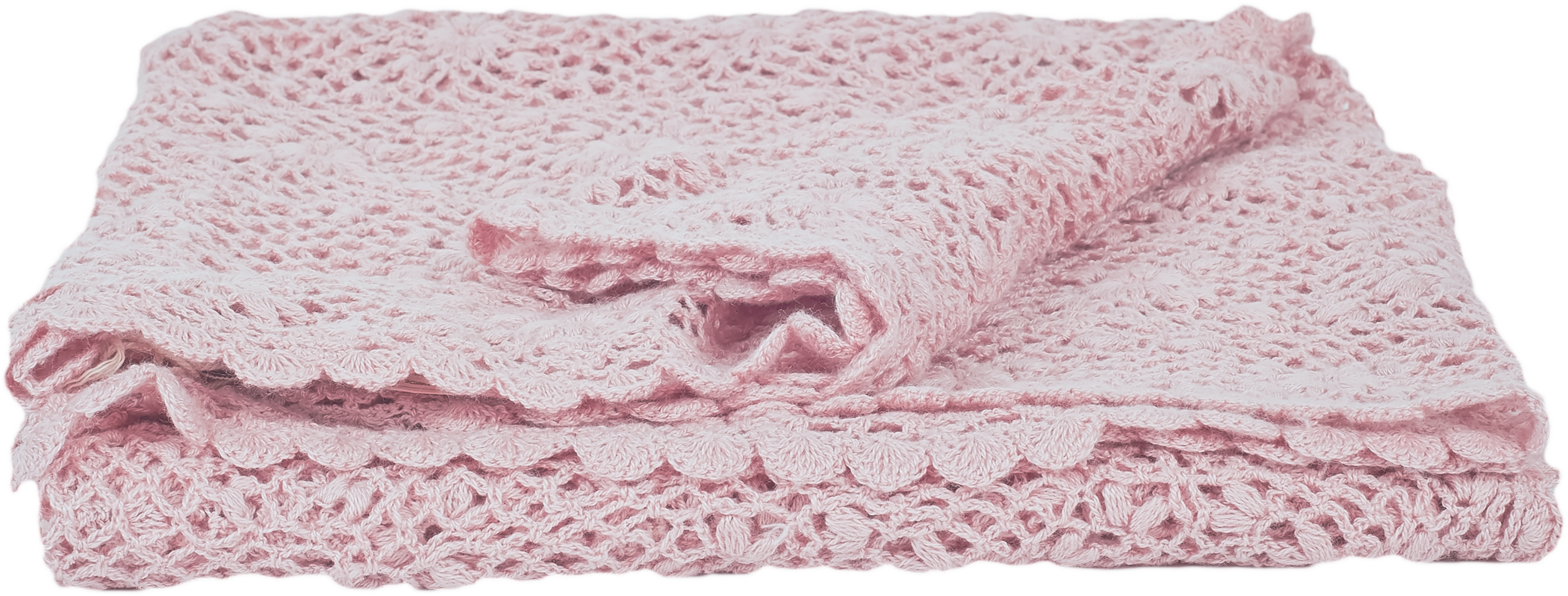 Baby Girl - Cotton Crochet Blanket