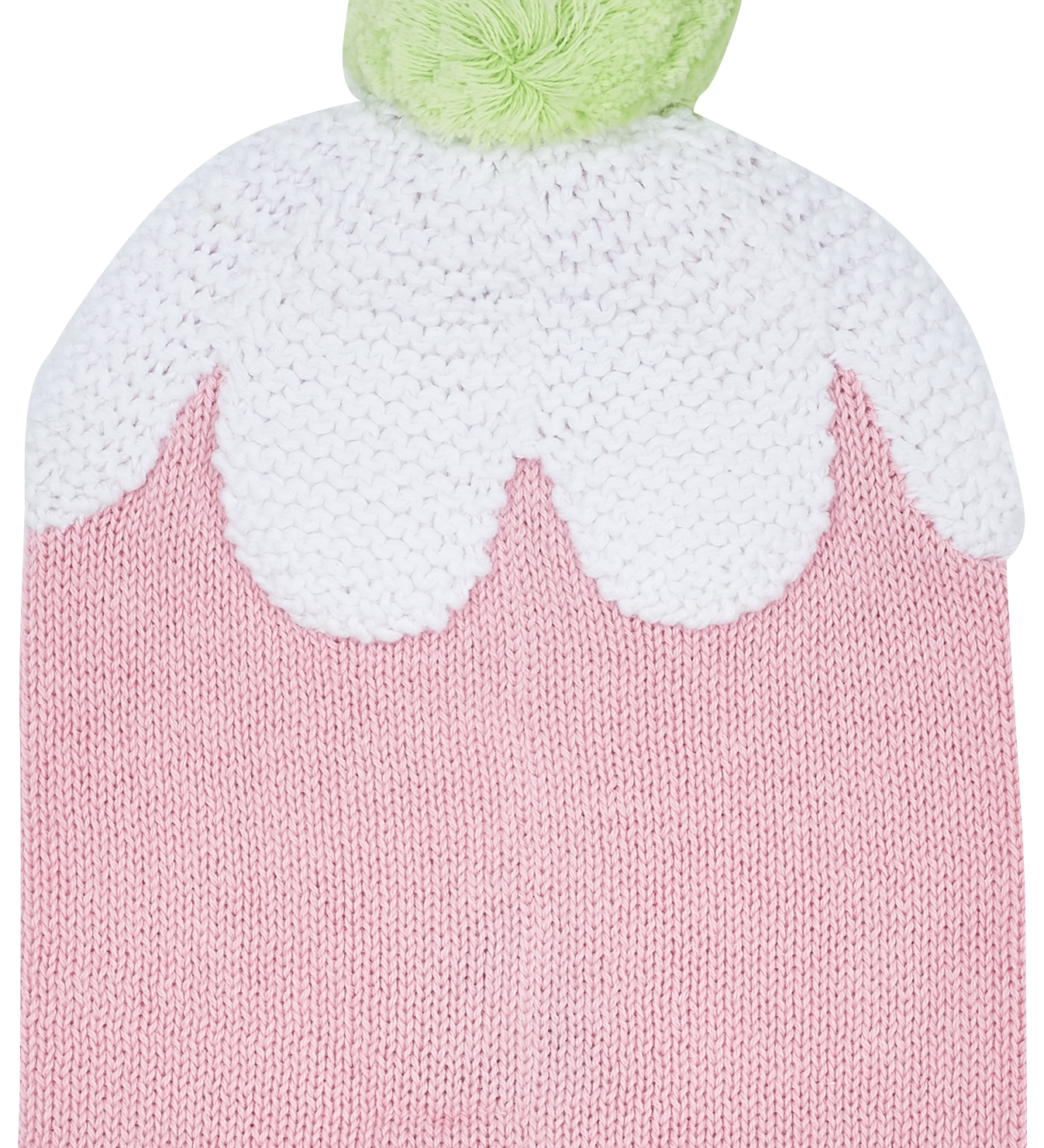 Girl - Cotton Pudding Hat With Pom-Pom