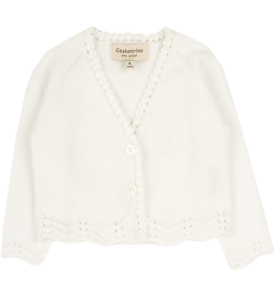 Baby girl white shrug sale