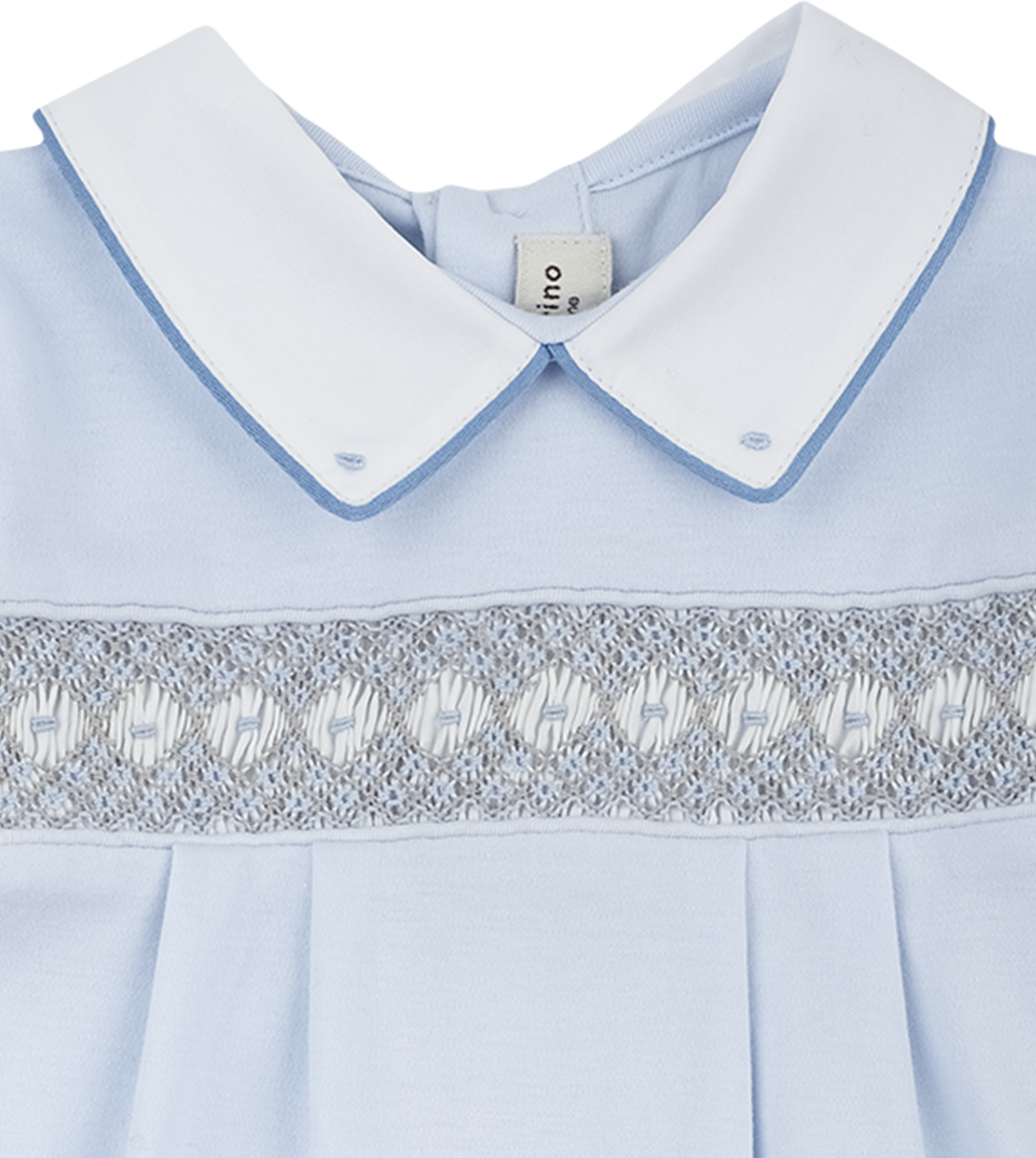 #Blue Melange l White