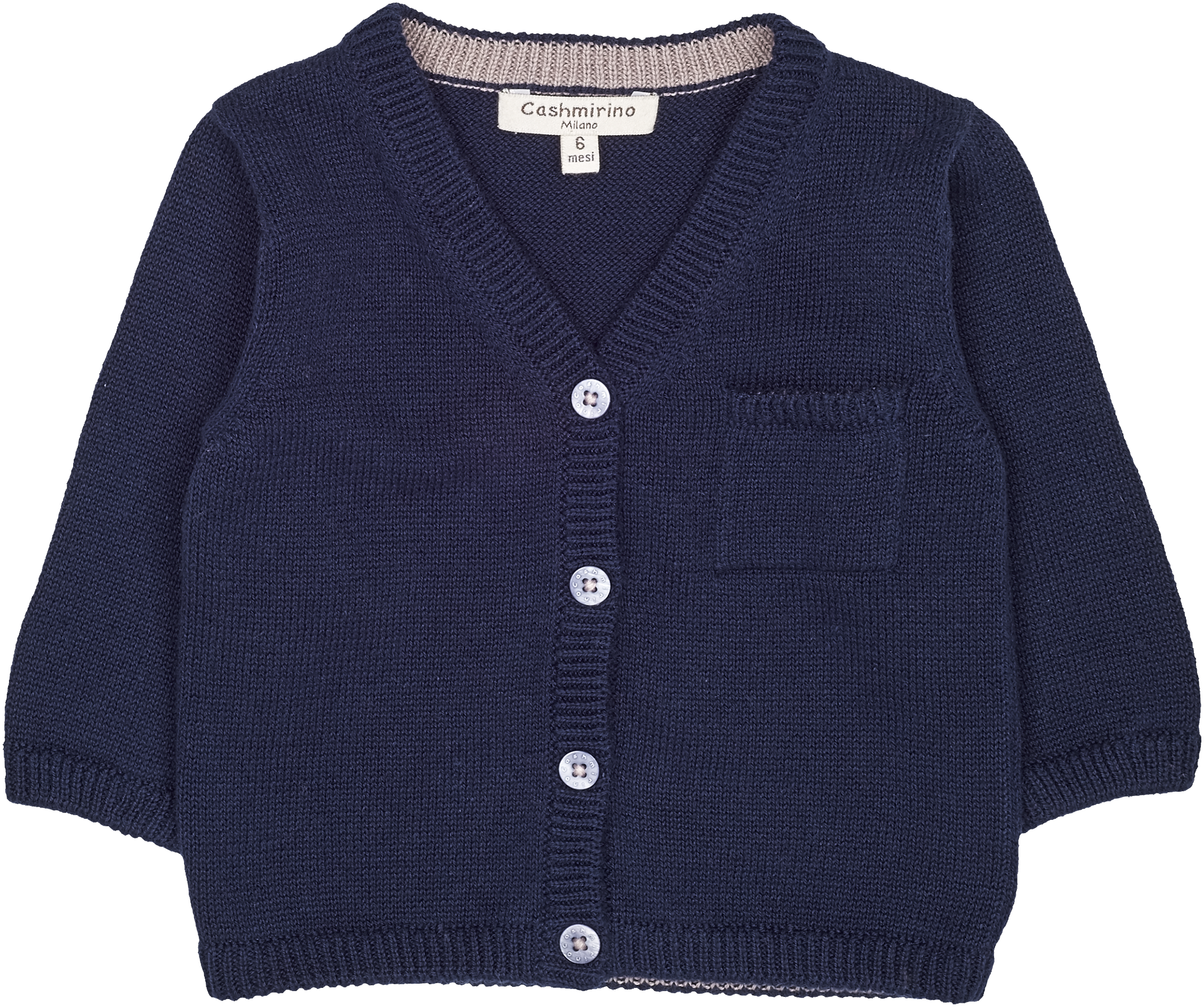 Baby Boy - Simon Cotton V-neck Cardigan