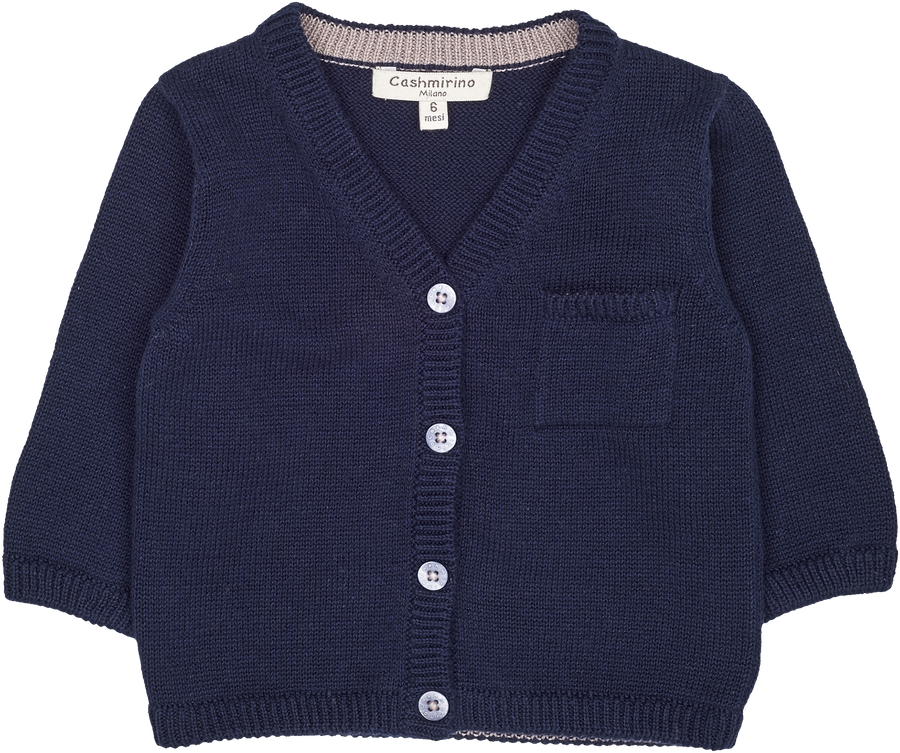 Navy blue 2025 cardigan baby boy