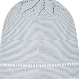 Baby Boy - Georgey Cotton Hat With Contrasting Borders And Crochet Detail