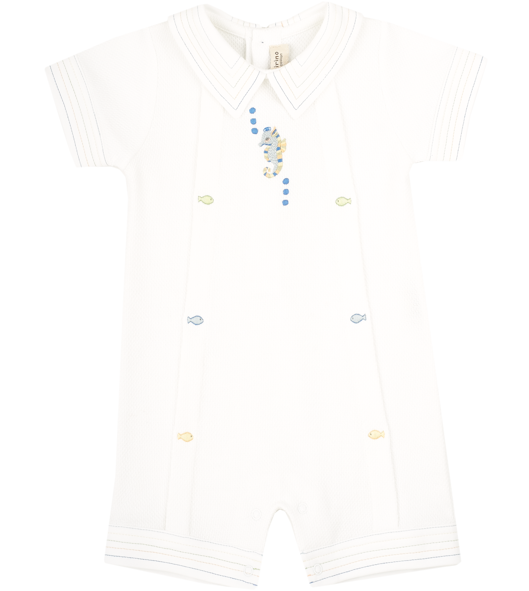 Baby Boy - Theodore 100% Pima Cotton Romper