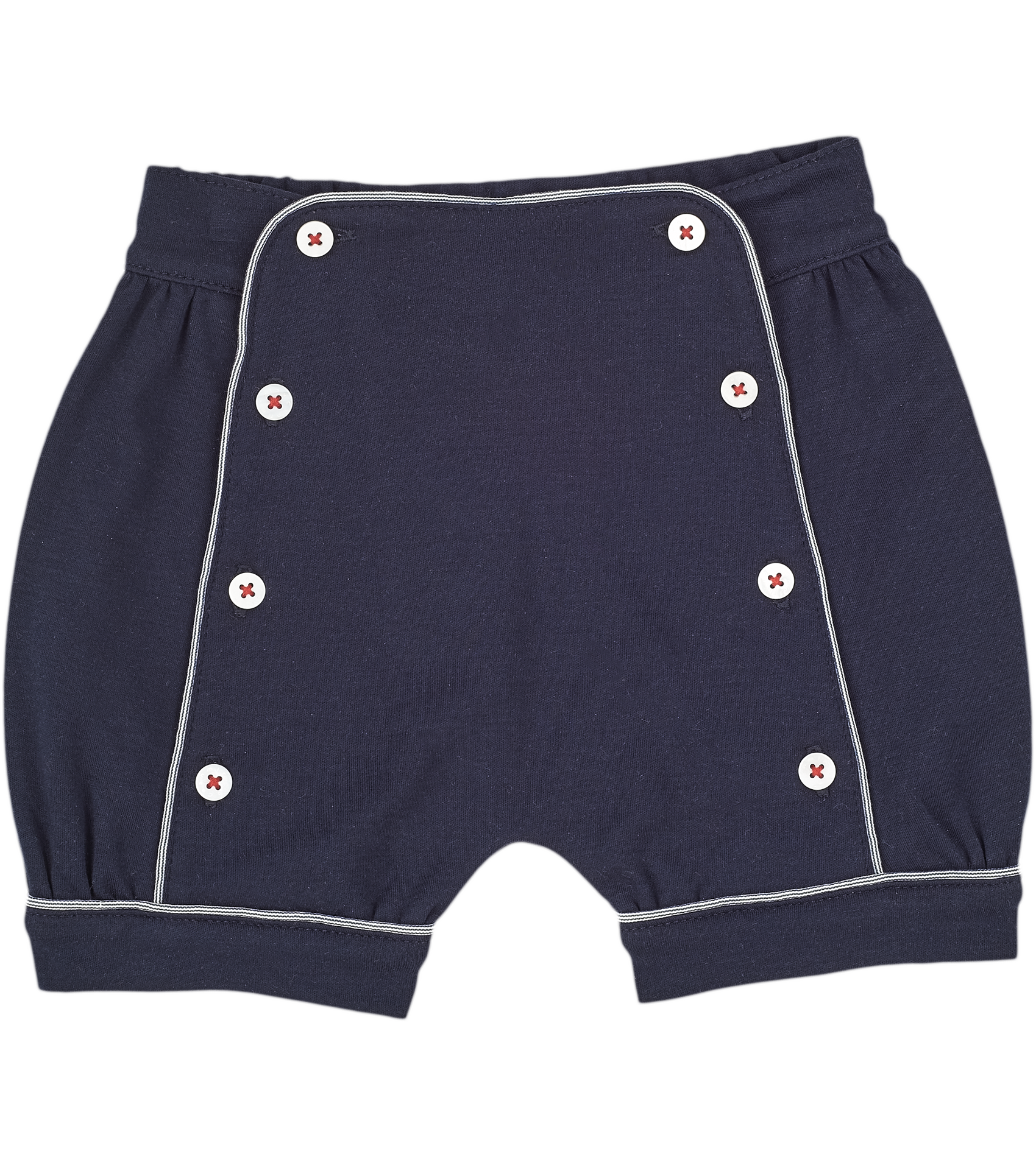 #White l Navy Blue