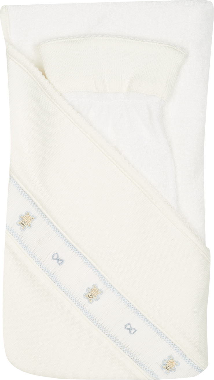 Baby Unisex - Cotton Hooded Towel With Wash Mitt