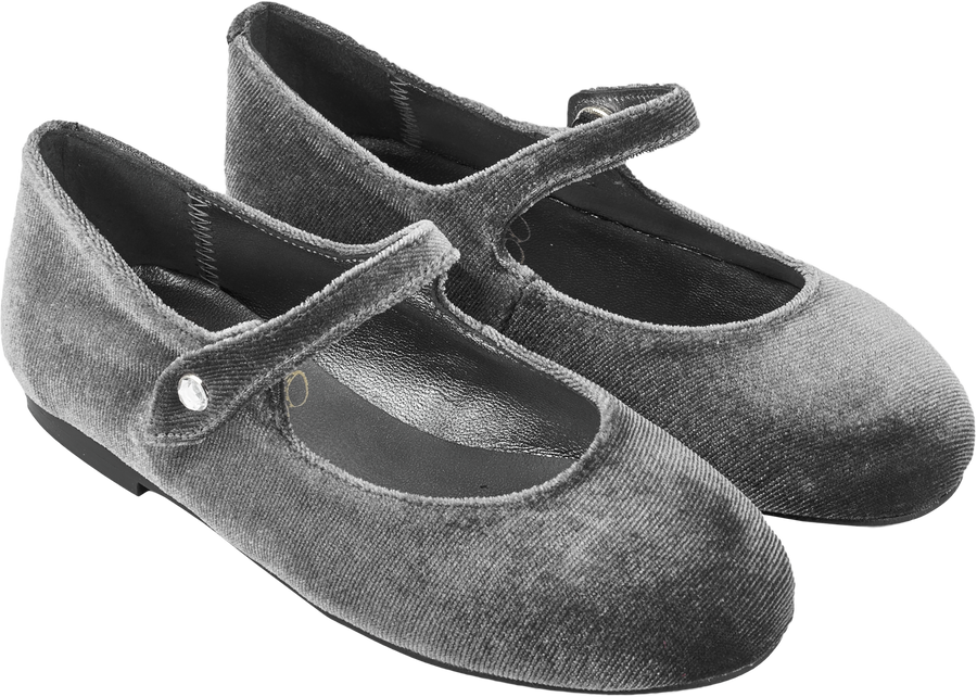 Girls velvet mary janes hotsell