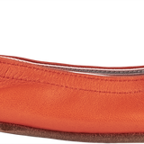 Girl - Elisa Leather Ballerina Shoes With Bow