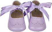 Baby Girl - Holly Leather Crawling Shoes With Bow