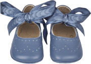 Baby Girl - Holly Leather Crawling Shoes With Bow