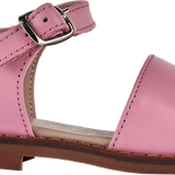 Girl - Leather Classic Sandals With Ankle Strap