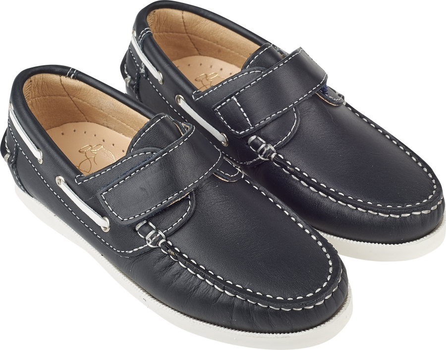 Boys leather boat discount shoes