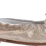 Girl - Elisa Leather Ballerina Shoes With Bow
