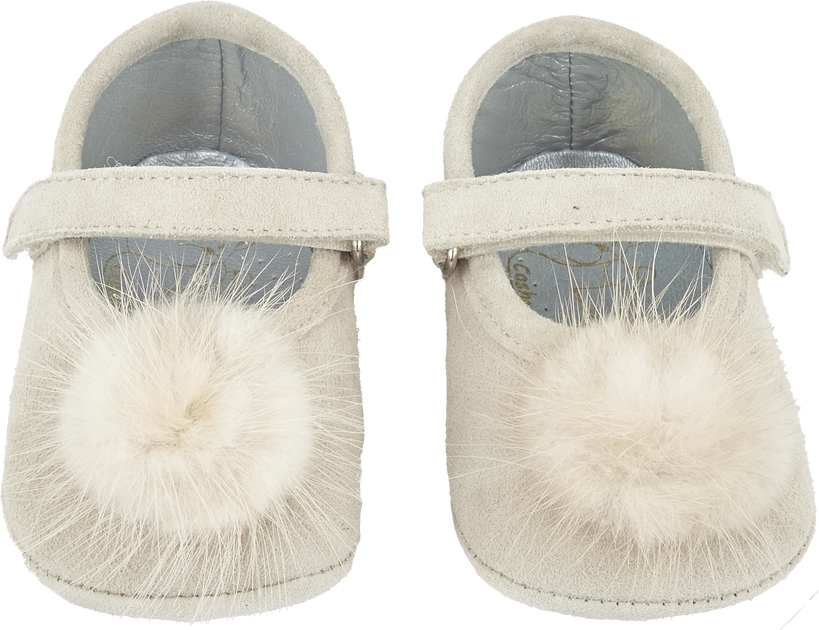 Baby Girl Shoes Leather & Suede Cashmirino