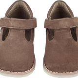 Baby Girl - Suede Mary Jane Shoes With Cut Out Inserts