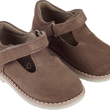 Baby Girl - Suede Mary Jane Shoes With Cut Out Inserts