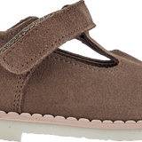 Baby Girl - Suede Mary Jane Shoes With Cut Out Inserts
