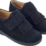 Boy - Antonio 100% Suede Crawling Ankle Boots With Tassels And Velcro Strap