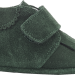 Baby Boy - Suede Crawling Ankle Boots With Tassels And Velcro Strap