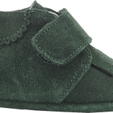 Baby Boy - Suede Crawling Ankle Boots With Tassels And Velcro Strap