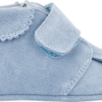 Baby Boy - Suede Crawling Ankle Boots With Tassels And Velcro Strap