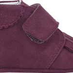 Baby Boy - Suede Crawling Ankle Boots With Tassels And Velcro Strap