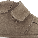 Baby Boy - Suede Crawling Ankle Boots With Tassels And Velcro Strap