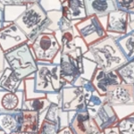 #Safari Blue Stamps