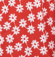 #White Daisies on Red