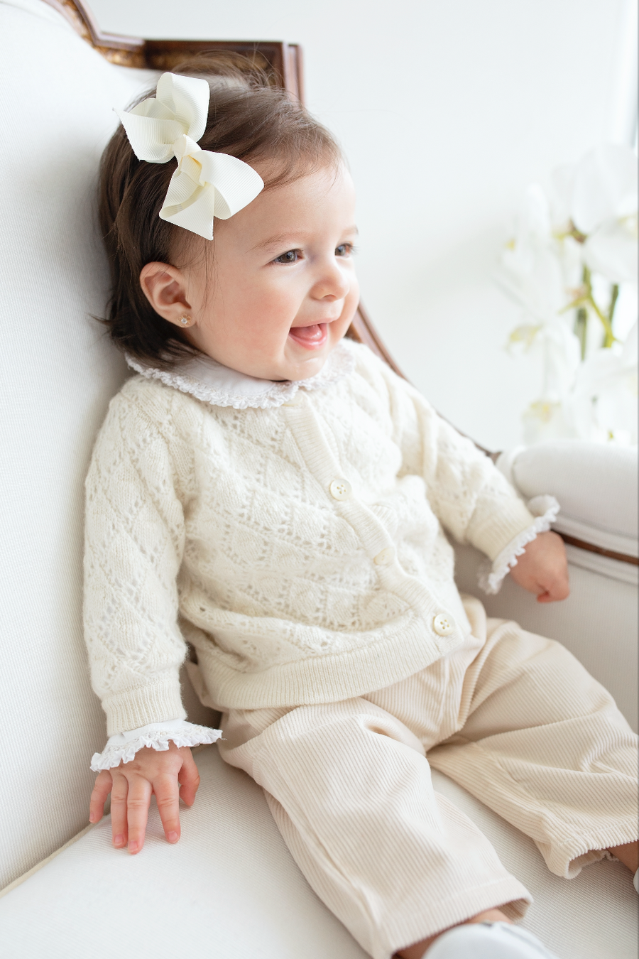 Baby girl best sale christening cardigan