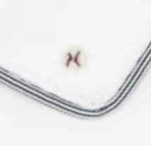 #White l Navy Blue