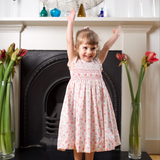 Girl - Clarissa Hand Embroidered Cotton Dress