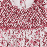 Baby Girl - Maple Cotton Hand Embroidered Knee Length Smocked Dress