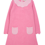 GIRL - MERIDA 100% CASHMERE 100% LINEN STITCH DRESS