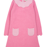 GIRL - MERIDA 100% CASHMERE 100% LINEN STITCH DRESS