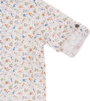 Baby Boy - Bruno 100% Cotton Grandad Shirt With Roll-Up Sleeves