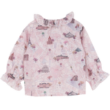Baby Girl - Callie 100% Cotton Blouse with Pleats and Ruffle Collar