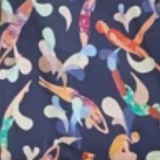 Girl - Rachel Hand Embroidered 100% Cotton Smocked Dress In Swimmer Print
