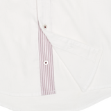 #Textured White | Pink Stripes
