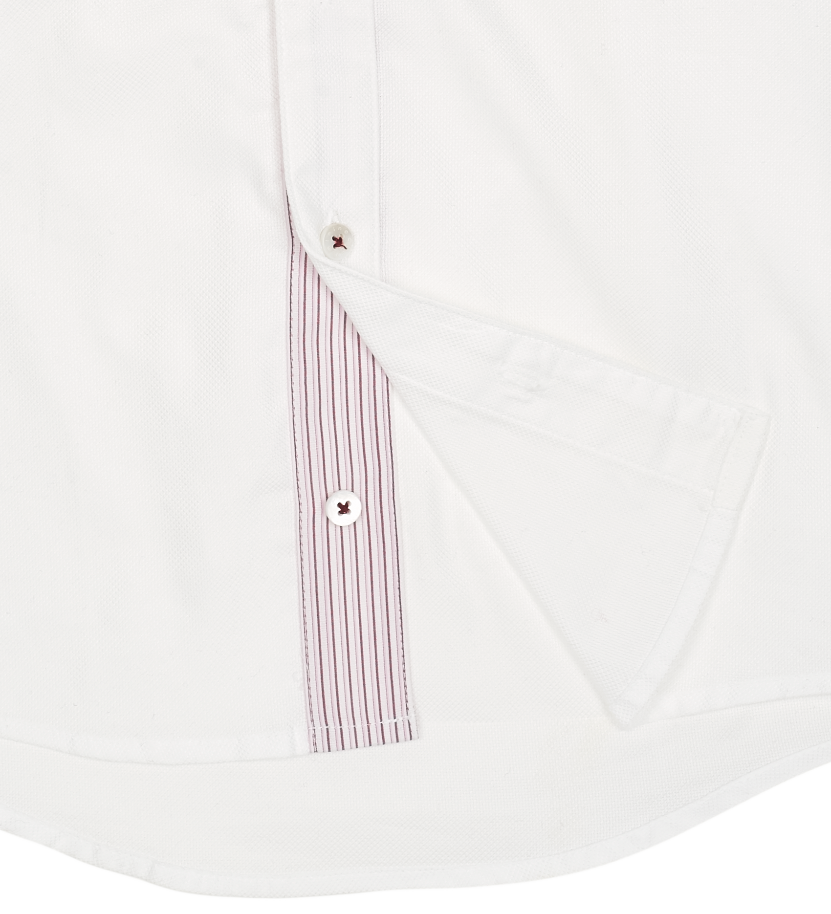 #Textured White | Pink Stripes