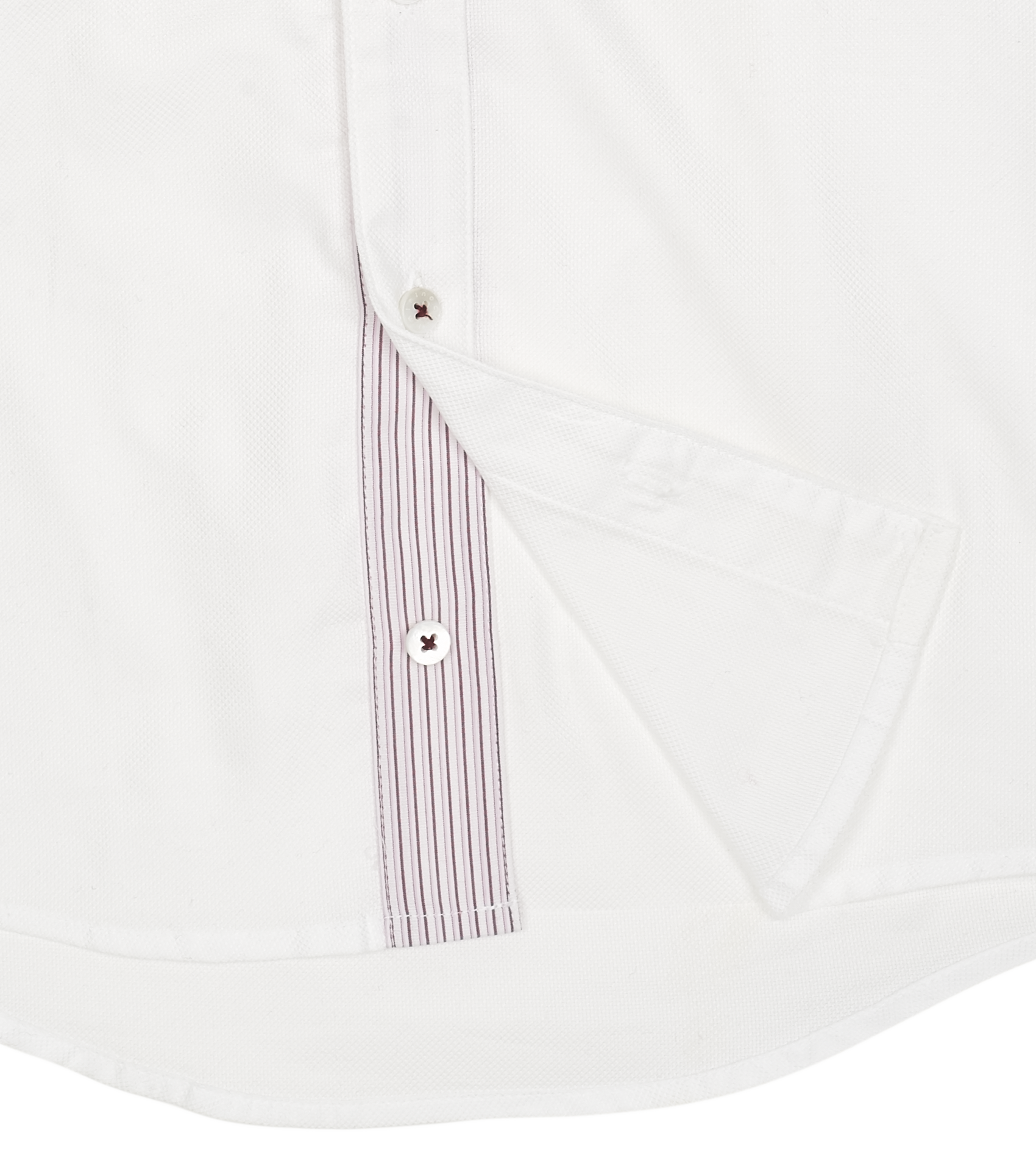 #Textured White | Pink Stripes
